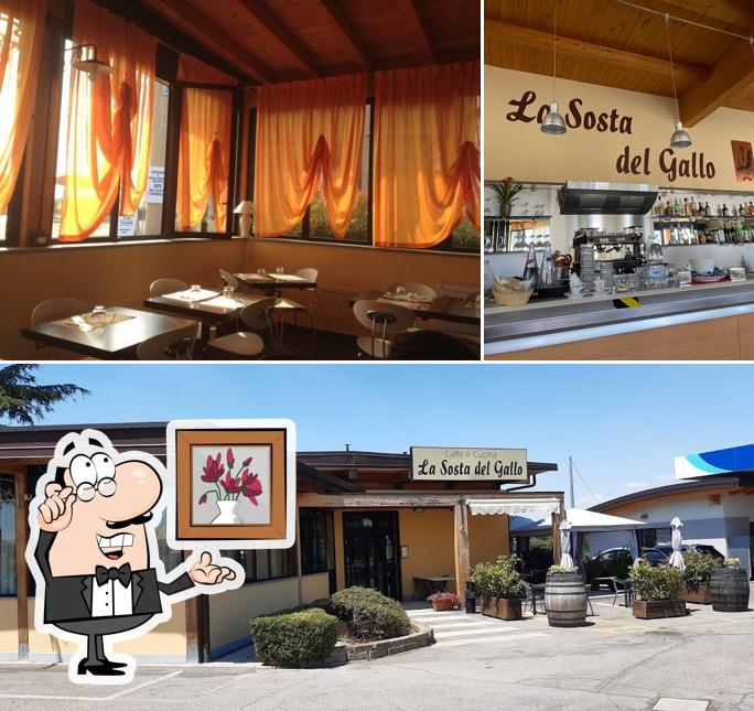 La interni e esterno del ristorante