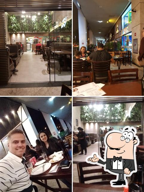 O interior do Pizza Cesar & Cesar's Salad - Águas Claras