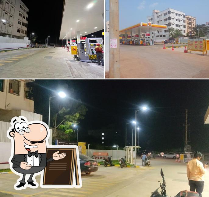 Check out how Shell Petrol Bunk looks outside