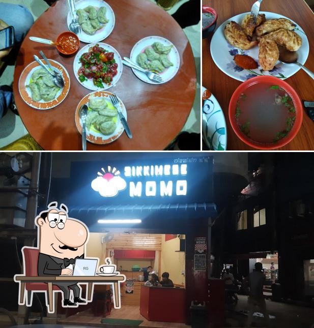 The interior of Sikkimese Momo