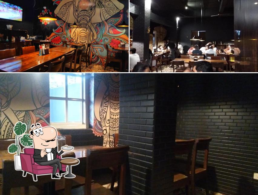 The interior of Kerala Cafe The interior of Kerala Cafe