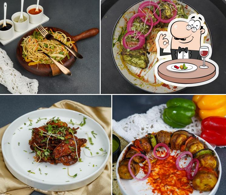 Meals at The Pink Door restaurant , Kudasan, Gandhinagar