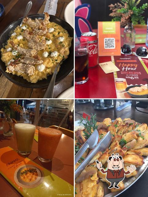 Comida em Restaurante Anamá