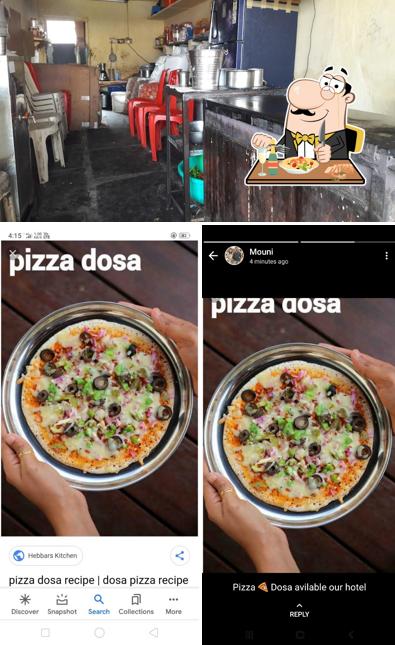 The photo of food and interior at Arya vyshya tiffin centre