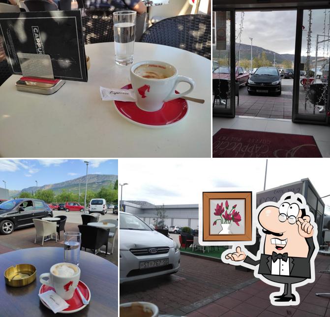 Dai un'occhiata agli interni di Cappuccio Caffe Solin