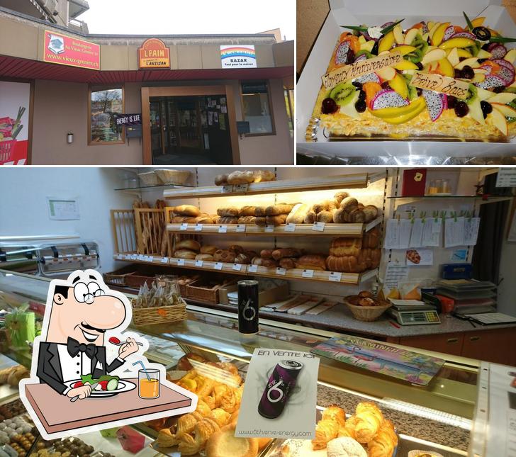 Dai un’occhiata alla immagine che raffigura la cibo e interni di AU VIEUX GRENIER SA