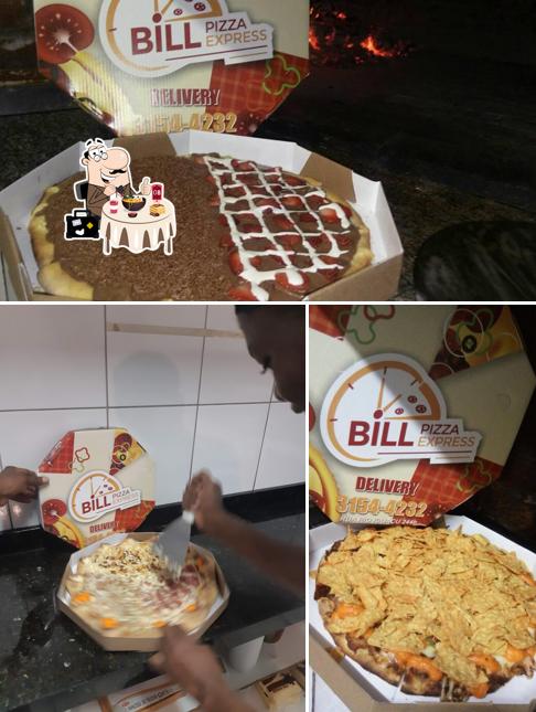 Comida em Bill Pizza Express