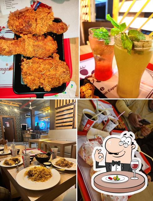Food at Indian Chicken Express
