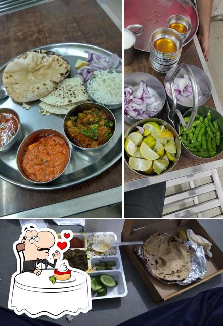 Jay Ambe Thali offers a range of sweet dishes