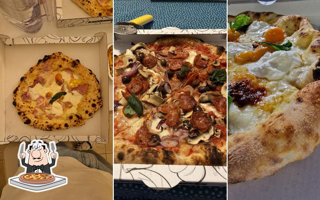 A La Magiada Pizzeria Delivery, puoi assaggiare una bella pizza