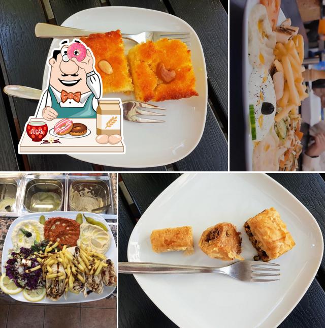 NEWPOINT SCHAWARMA PIZZERIA RORSCHACH offre un'ampia selezione di dessert