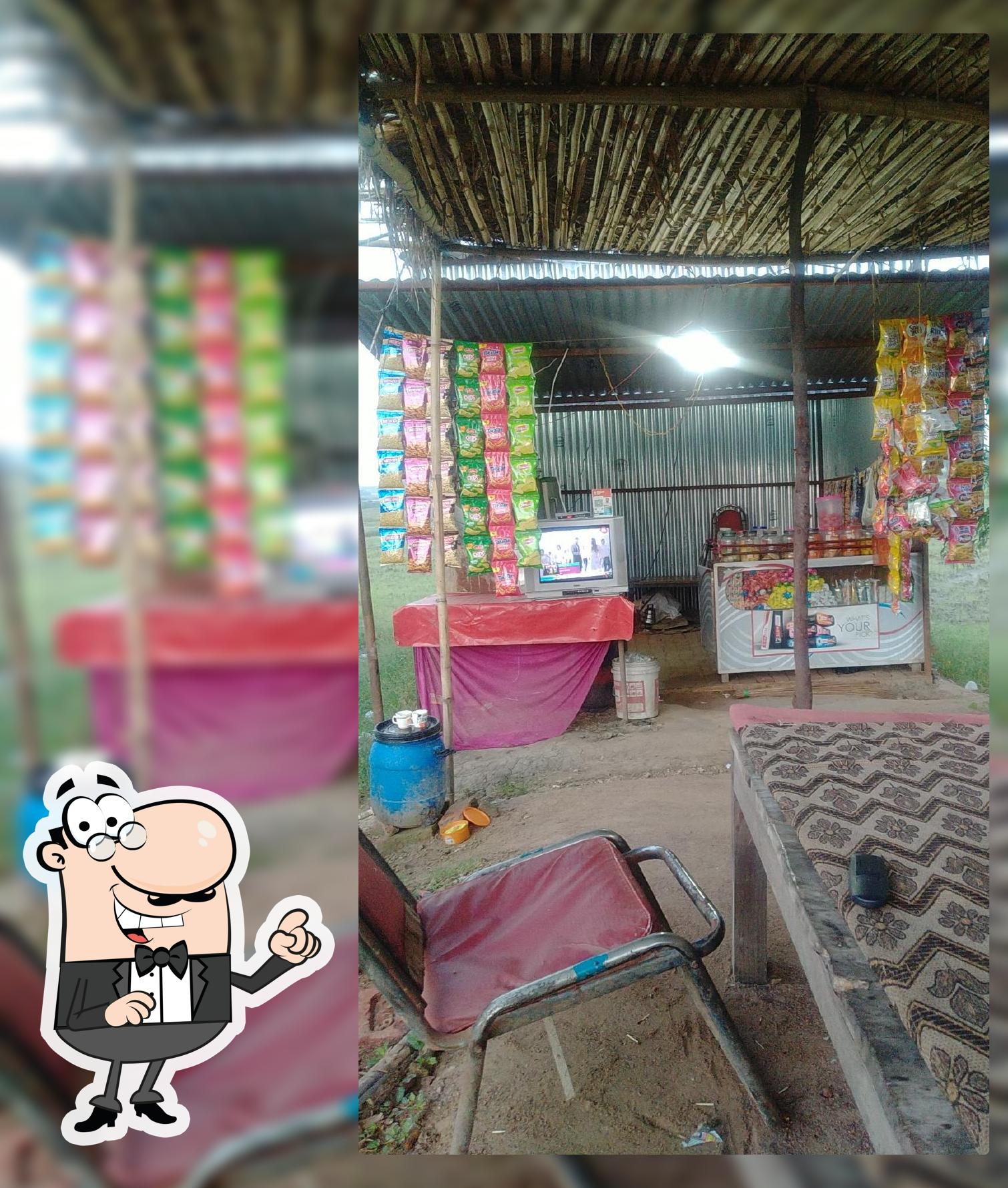 The interior of Sandeep tea stall