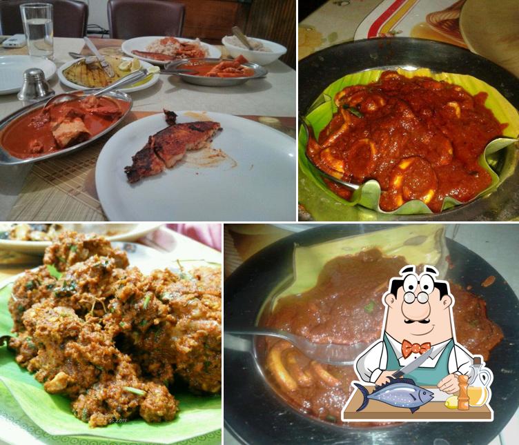 Grilled salmon at Sea 2 Spice