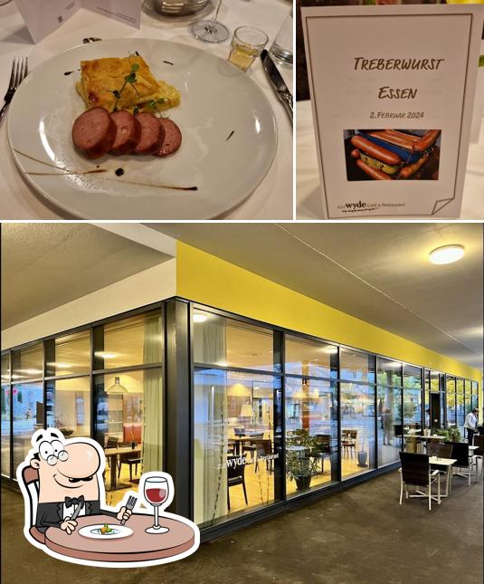 Dai un’occhiata alla foto che presenta la cibo e interni di Restaurant & Café zur Wyde