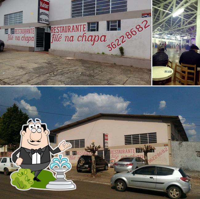 O exterior do Restaurante Filé na Chapa