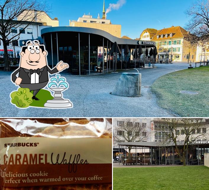 La foto della esterno e dolce di Starbucks