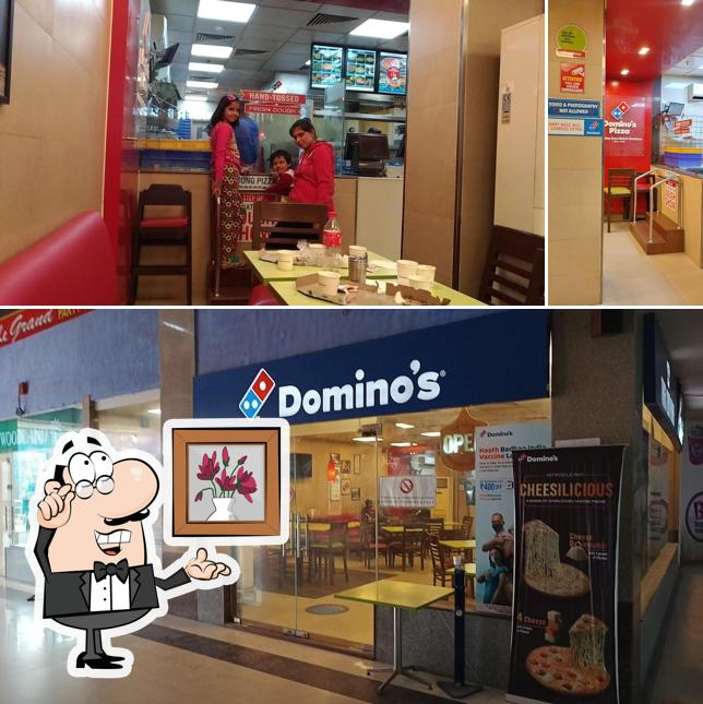 Check out how Domino's Pizza ASG Grand Plaza Mall, Muzaffarnagar looks inside