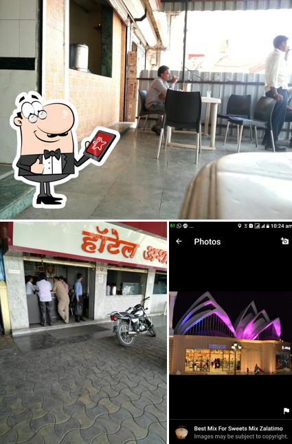 This is the photo depicting exterior and interior at Hotel Ashok
