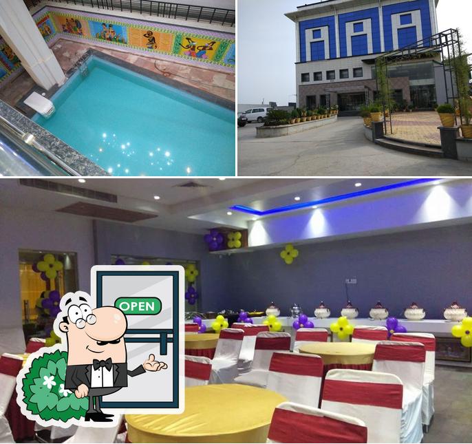 The restaurant's exterior and interior