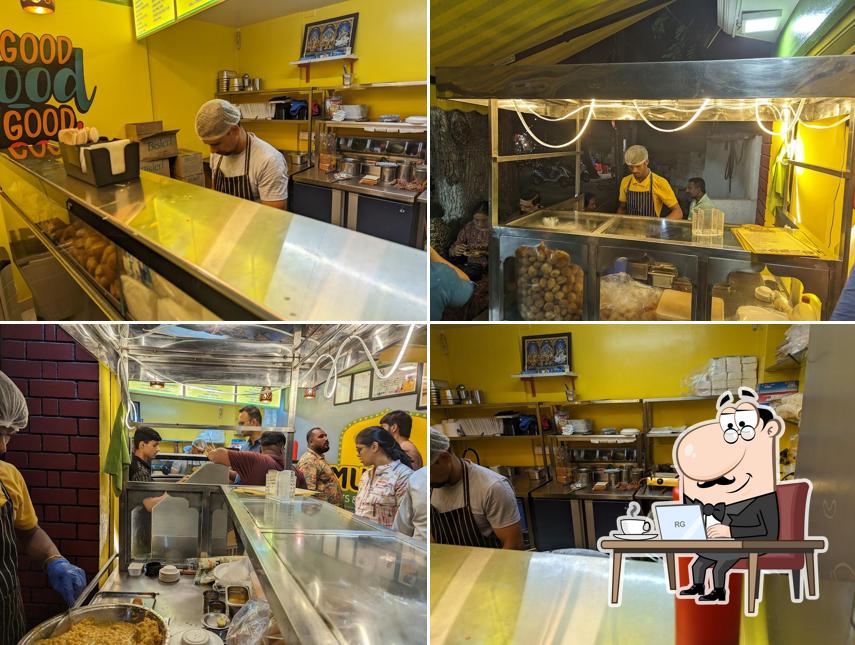 The interior of Mumbai Chats & Sandwich Wala