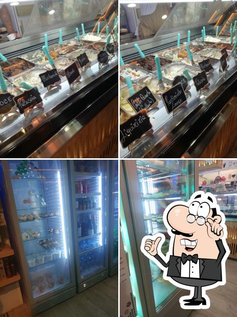 Gli interni di Gelato Naturale & Delights