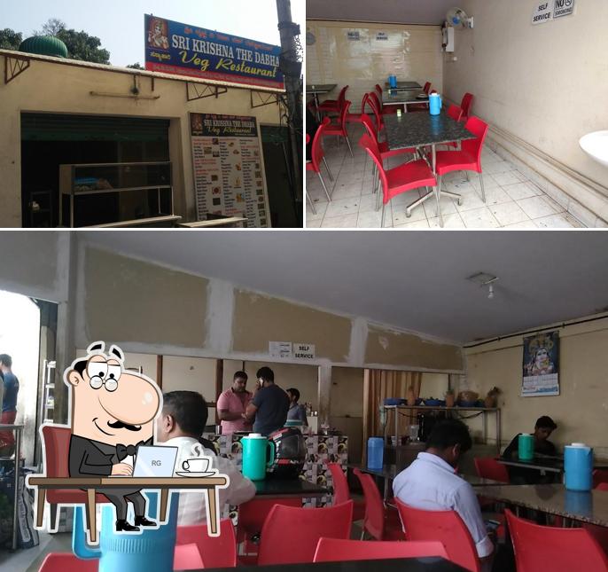 Check out how Sri Krishna The Dhaba looks inside