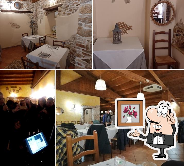 Gli interni di Ristorante Il Piccione - Tenuta Lorentini