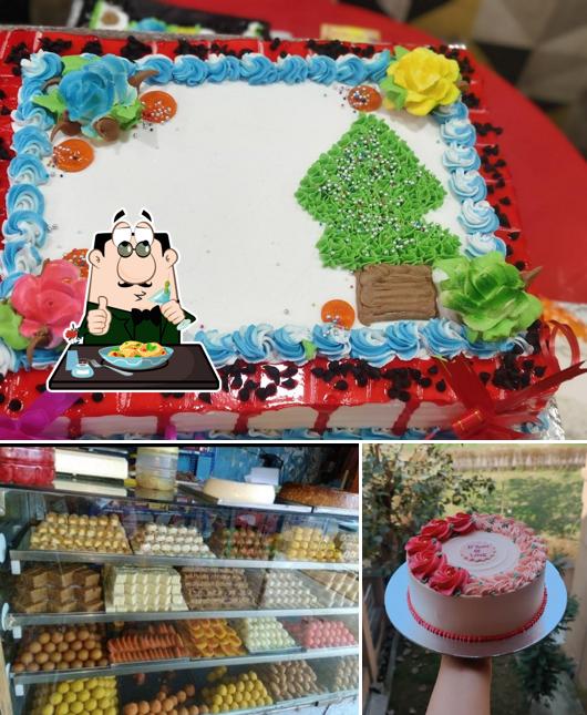 Food at Santosh bakery and sweets and ice cream parlour dry fruits