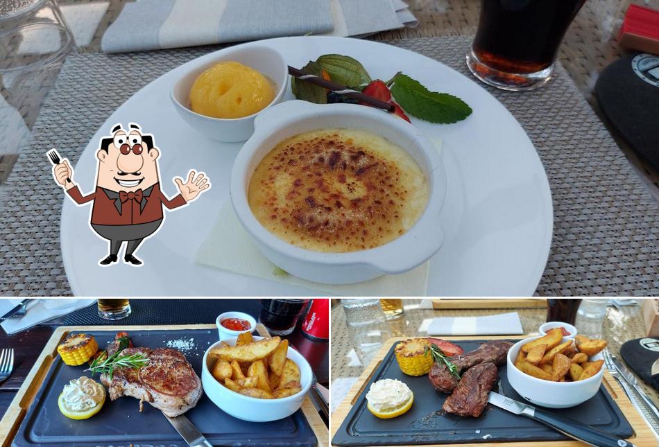 La foto di cibo e bevanda da Steakhouse Gerhard Restaurant & Pizzeria