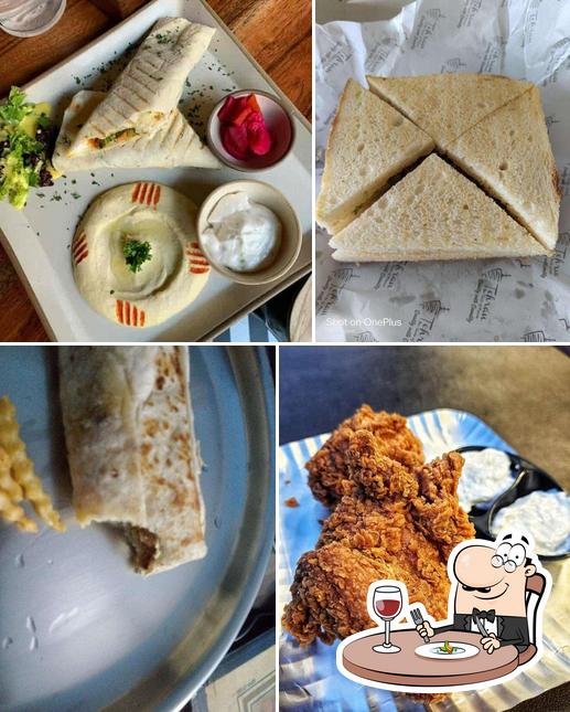 Food at Shawarma Daddy