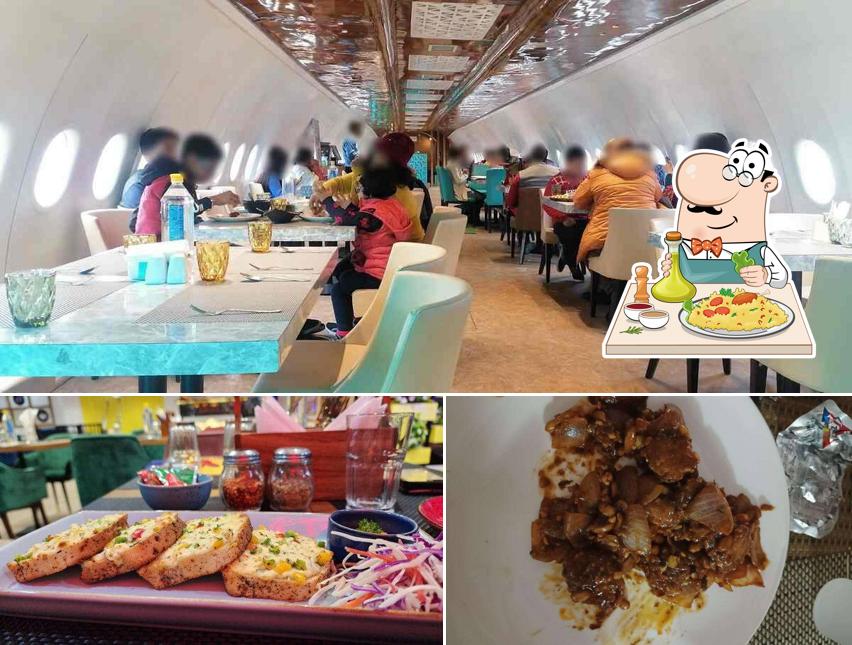 Aerodine Multicuisine Restaurant is distinguished by food and interior