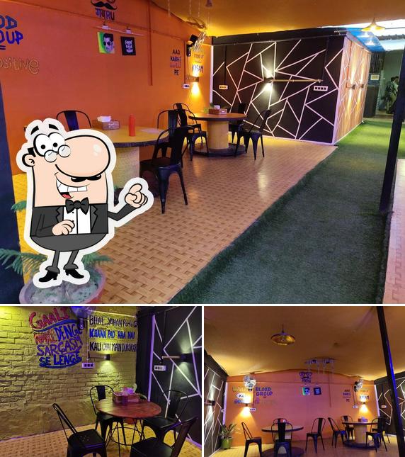 The interior of Tea20 cafe