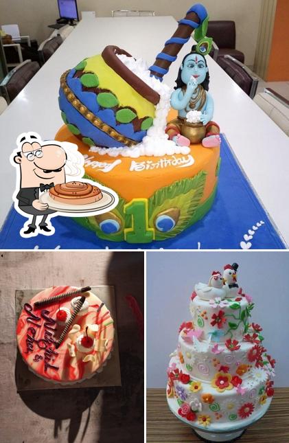 Look at this pic of - Customize Cake Cheese Cake Birthday Cake Wedding Cake Best Cake Shop in Rajkot