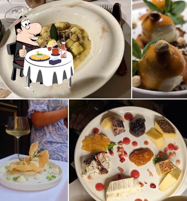 Piatto di formaggi al Osteria Scudo di Francia