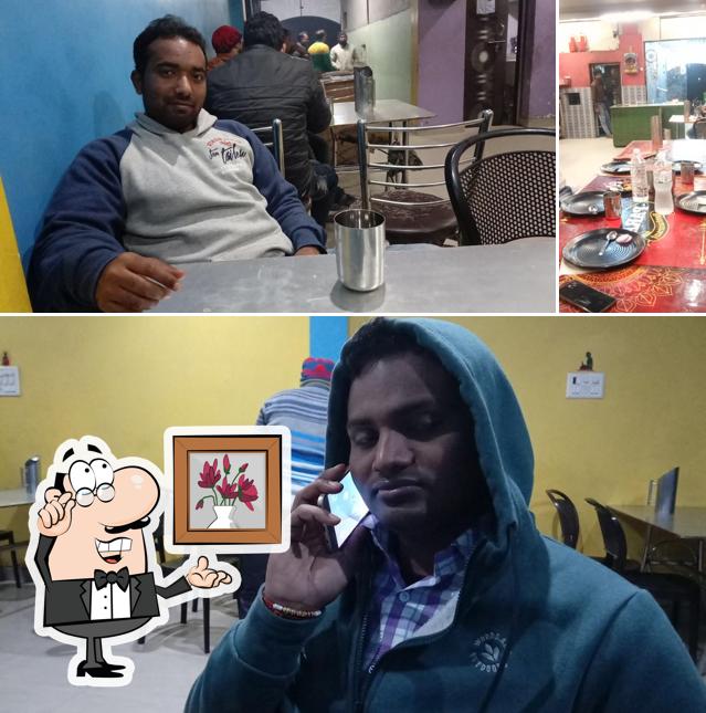 The interior of Paras Restaurent