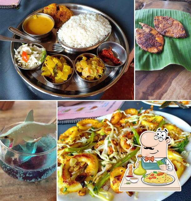 Food at Fish Curry Bar and Restaurant
