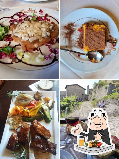 Cibo al Ristorante Del Castello di Carpineti