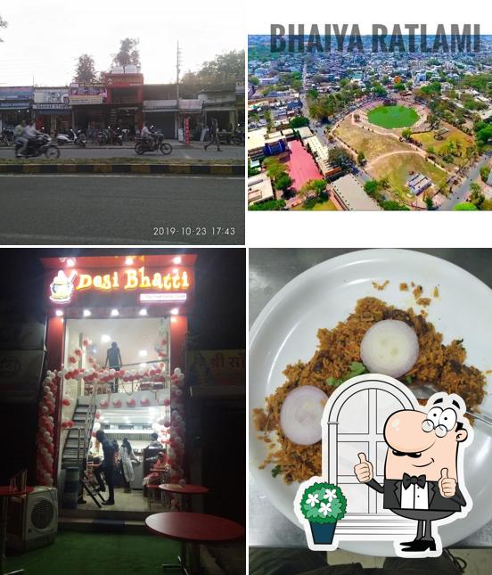 The exterior of Desi Bhatti