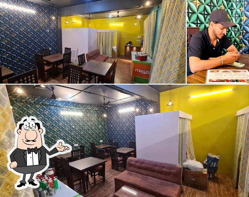 The interior of Homely Cafe&Restro