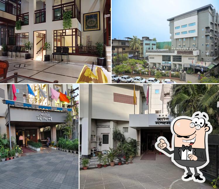 Take a look at the outside part of Hotel Nandan