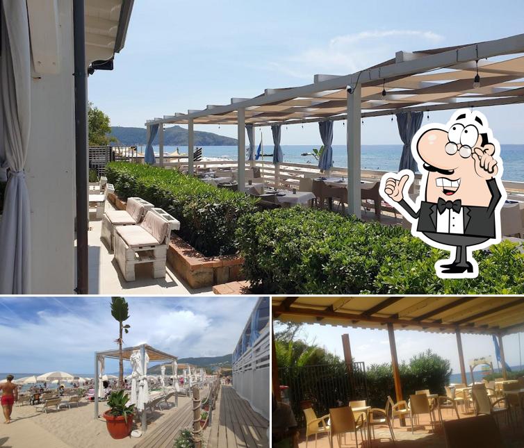 Gli interni di Lido La Torre