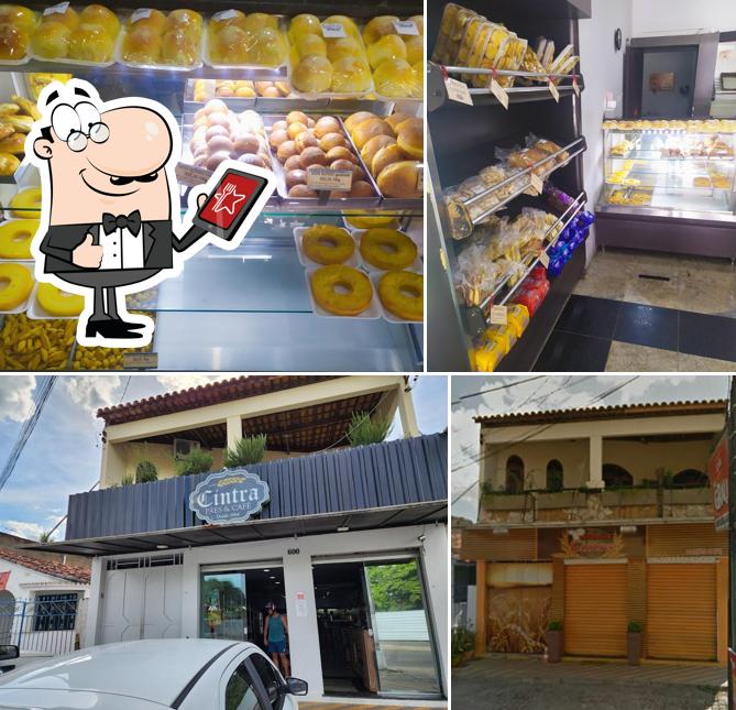 Entre diversos coisas, exterior e comida podem ser encontrados a Panificadora Cintra