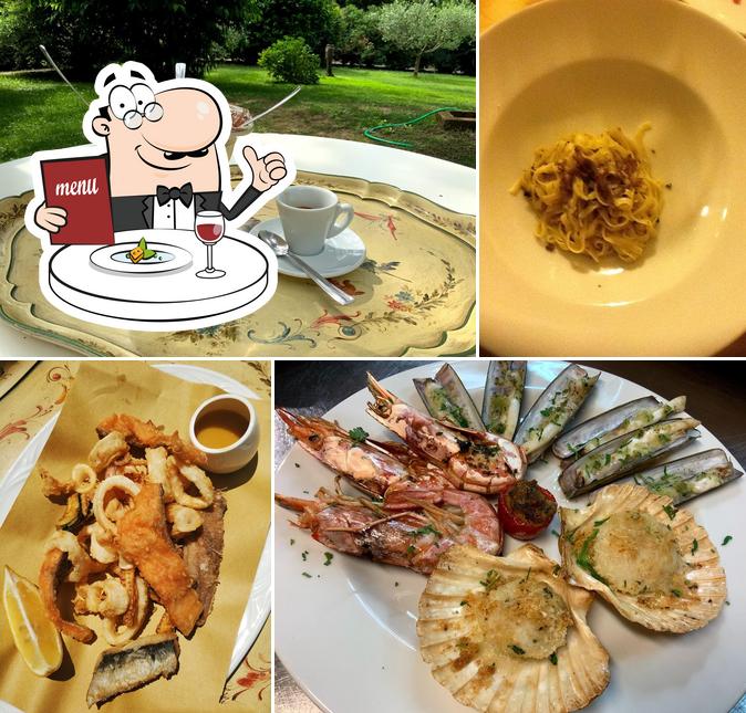 Cibo al Trattoria "Al Frantoio"