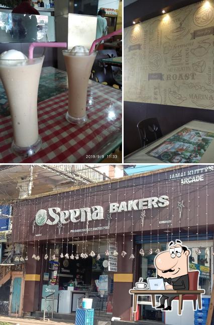 The restaurant's interior and beverage