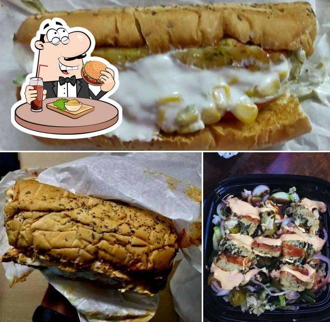 Try out a burger at Subhub