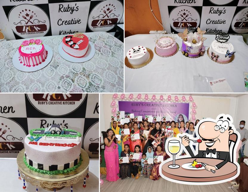 Food at Ruby's Creative Kitchen (RCK)# LEARN CAKE BAKING AND DECORATING, 1st floor, K. Achumi Apartment