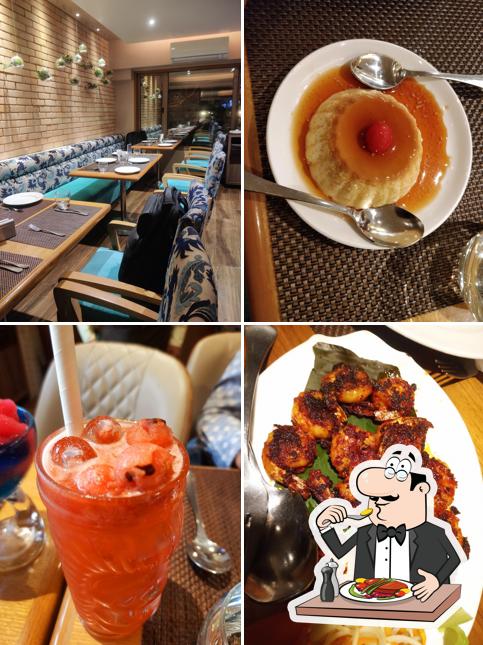 Food at Somethings Fishy Restaurant