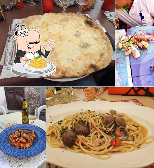 Spaghetti alla carbonara al La Campagnola Trattoria - Pizzeria