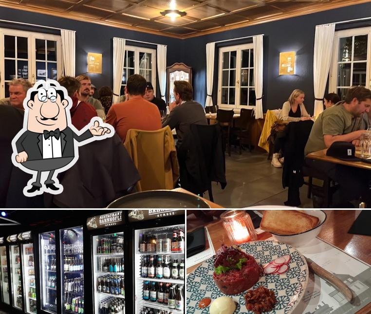La interni e cibo del ristorante