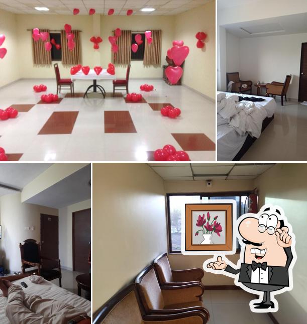 The interior of Hotel Indralok
